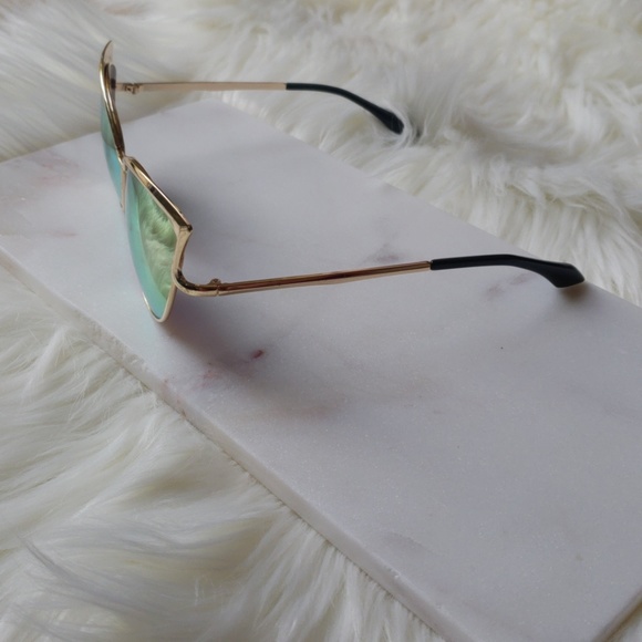 New arrival!🎅 Golden retro cat eye sunglasses - Picture 5 of 7